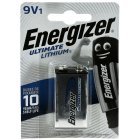 Energizer Ultimate Lithium Batteri 6LR61 9V-Block Blister