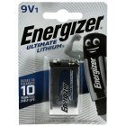Energizer Ultimate Lithium Batteri 6LR61 9V-Block Blister Energizer Ultimate Lithium Batteri 6LR61 9V-Block Blister