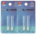4x Stavbatterier, Stiftbatterier CR311 til eks. Fiskeri Lithium 2x2er Blister 4x Stavbatterier, Stiftbatterier CR311 til eks. Fiskeri Lithium 2x2er Blister