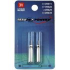 Stick batteri, pen batteri CR425 til Elektro Posen, Fiskeri, BissDisplayr Lithium 2er Blister