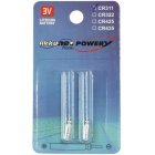 Stick batteri, pen batteri CR311 til for eksempel Fiskeri, BissDisplayr Lithium 2er Blister