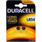 Duracell knapcelle Typ LR54 2er Blister