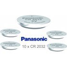 Panasonic Lithium Knapcelle CR2032 / DL2032 / ECR2032 10 stk. lse