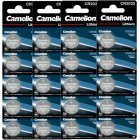 20x Lithium til ure Knapcelle, Batteri Camelion CR2032 eks. til ure 4x 5er Blister 20x Lithium til ure Knapcelle, Batteri Camelion CR2032 eks. til ure 4x 5er Blister
