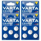 20x VARTA CR2032 DL2032 ECR2032 Lithium Knapcelle – 4x 5er Blister til ure, bilnøgler 20x VARTA CR2032 DL2032 ECR2032 Lithium Knapcelle – 4x 5er Blister til ure, bilnøgler