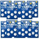 50x VARTA CR2032 DL2032 ECR2032 Lithium Knapcelle – 10x 5er Blister til ure, bilnøgler 50x VARTA CR2032 DL2032 ECR2032 Lithium Knapcelle – 10x 5er Blister til ure, bilnøgler