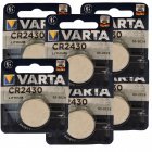 6x Lithium Knapcelle Batterie Varta Electronic CR2430 3V 1er Blister 6x Lithium Knapcelle Batterie Varta Electronic CR2430 3V 1er Blister