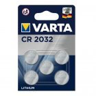 Lithium Knapcelle Varta CR2032, erstatter DL2032 IEC CR2032 5er Blister