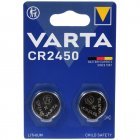 Varta Lithium Knapcelle CR2450 DL2450 3V 2er Blister