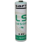 Lithium Batteri Saft LS14500 Mignon/AA 3,6Volt Lithium Batteri Saft LS14500 Mignon/AA 3,6Volt