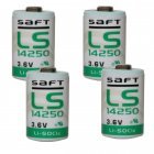 4x Lithium Batteri Saft LS14250 1/2AA 3,6Volt 4x Lithium Batteri Saft LS14250 1/2AA 3,6Volt