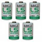 5x Lithium Batteri Saft LS14250 1/2AA 3,6Volt