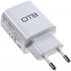Ladeadapter med USB-C Type-C 5V 3,0A Hvid til Enheder med USB-C LadeTilslutning Ladeadapter med USB-C Type-C 5V 3,0A Hvid til Enheder med USB-C LadeTilslutning
