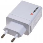 Verbatim Ladeadapter CHR-30EU2 30W GaN hvid 2x USB-A 1x USB-A QC 1x USB-C PD Retail Verbatim Ladeadapter CHR-30EU2 30W GaN hvid 2x USB-A 1x USB-A QC 1x USB-C PD Retail