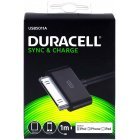 Kabel 30pin fra USB til iPhone 4, 4S, 3G, 3Gs, iPad 1, 2, 3, iPod classic, nano etc, 1m Kabel 30pin fra USB til iPhone 4, 4S, 3G, 3Gs, iPad 1, 2, 3, iPod classic, nano etc, 1m