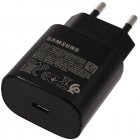 Samsung Hurtiglader 25W EP-TA800, Sort, Samsung Galaxy A80 Samsung Hurtiglader 25W EP-TA800, Sort, Samsung Galaxy A80