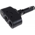 Powery 2-stk Bil-Adapter med 2xUSB Powery 2-stk Bil-Adapter med 2xUSB