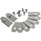 9x Erstatnings knive/klinger/skr (0,75mm) til Husqvarna Automower G2 (2004-2006)