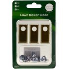 9x Erstatningsknive Klinger/Skæreknive (0,75mm) Titan til alle Honda Miimo Robotplæneklipper 9x Erstatningsknive Klinger/Skæreknive (0,75mm) Titan til alle Honda Miimo Robotplæneklipper