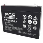 FGS FG20291A (PS-1228) Blybatteri 12V 2,9Ah