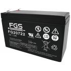 FGS FG20722 Blybatteri 12V 7,2Ah