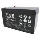 FGS 12FGHL48 High Rate Longlife Blybatteri 12V 12Ah FGS 12FGHL48 High Rate Longlife Blybatteri 12V 12Ah