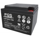 FGS 12FGHL100 High Rate Longlife Blybatteri 12V 24Ah