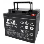 FGS 12FGHL167 High Rate Longlife Blybatteri 12V 42Ah