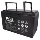 FGS FG210007 Blybatteri 12V 100Ah til Campingvogn og Mover