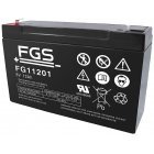 FGS FG11201 Blybatteri 6V 12Ah