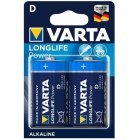 Varta Longlife Power Alkaline Batteri LR20 D 2er 04920121412