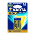 Varta Longlife Extra Alkaline Batteri LR6 AA 2er 04106101412 Varta Longlife Extra Alkaline Batteri LR6 AA 2er 04106101412
