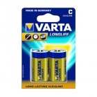 Varta Longlife Extra Alkaline Batteri LR14 C 2er 04114101412