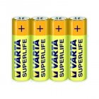 Varta Superlife Batteri (Zinc-Carbon) R6 AA 4er folie 02006101304 Varta Superlife Batteri (Zinc-Carbon) R6 AA 4er folie 02006101304