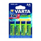Varta Longlife Batteri Genopladelige Klar Til Brug HR6 AA 1600mAh 4er NiMH 56716101404 Varta Longlife Batteri Genopladelige Klar Til Brug HR6 AA 1600mAh 4er NiMH 56716101404