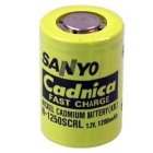 Sanyo batteri N-1250SCRL NiCd 1,2V 1200mAh Sanyo batteri N-1250SCRL NiCd 1,2V 1200mAh