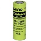 Sanyo batteri KR-1700AU NiCd 1,2V 1700mAh