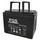FGS Batteri til Permobil C400: Corpus,Corpus Jr., Lowrider,400PS,Stander Jr. (FGC27507) 12V 75Ah AGM