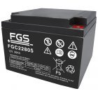 FGS Batteri til Levo LCM 25 amp, Comfort II (FGC22805) 12V 28Ah AGM 2 stk.