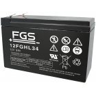 FGS Batteri til Levo Levo LC (12FGHL34 FGC20902) 12V 9Ah AGM 5 stk.