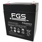 FGS Batteri til AKS Patientlifter (FG20451) 12V 4,5Ah AGM 10 stk.