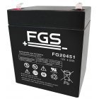 FGS Batteri til AKS Patientlifter (FG20451) 12V 4,5Ah AGM 10 stk. FGS Batteri til AKS Patientlifter (FG20451) 12V 4,5Ah AGM 10 stk.