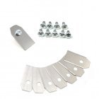 9 x Knive 0,75 mm. til Robotplæneklipper Husqvarna Automower 577 86 46-03 inkl. Skruer 9 x Knive 0,75 mm. til Robotplæneklipper Husqvarna Automower 577 86 46-03 inkl. Skruer