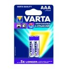Varta Professional Lithium Batteri LR03 AAA 2 stk blister 06103301402 Varta Professional Lithium Batteri LR03 AAA 2 stk blister 06103301402