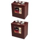 Trojan T-105 Deep-cycle Bly Batteri Sæt 12V 225Ah (2 x T-105) til Lifte, Golfbil og Club Car Trojan T-105 Deep-cycle Bly Batteri Sæt 12V 225Ah (2 x T-105) til Lifte, Golfbil og Club Car
