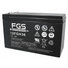 Batteri til Svævefly FGS 12FGH36 FGC20902 High Rate Blybatteri 12V 9Ah