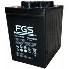 Batteri til Solar, Solfanger, Solceller FGS FGG122505 Cyklisk Gel Blybatteri 6V 225Ah