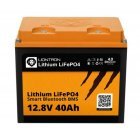 Batteri til Solar, Solfanger, Solceller Liontron Lithium LiFePO4 LX 12,8V 40Ah Smart BMS med Bluetooth