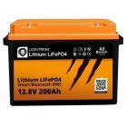 Batteri til Solar, Solfanger, Solceller Liontron Lithium LiFePO4 LX 12,8V 200Ah Smart BMS med Bluetooth