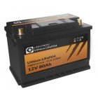 Batteri til Solar, Solfanger, Solceller Liontron Lithium LiFePO4 LX HighCurrent 1200A CCA 12,8V 80Ah Smart BMS med Bluetooth